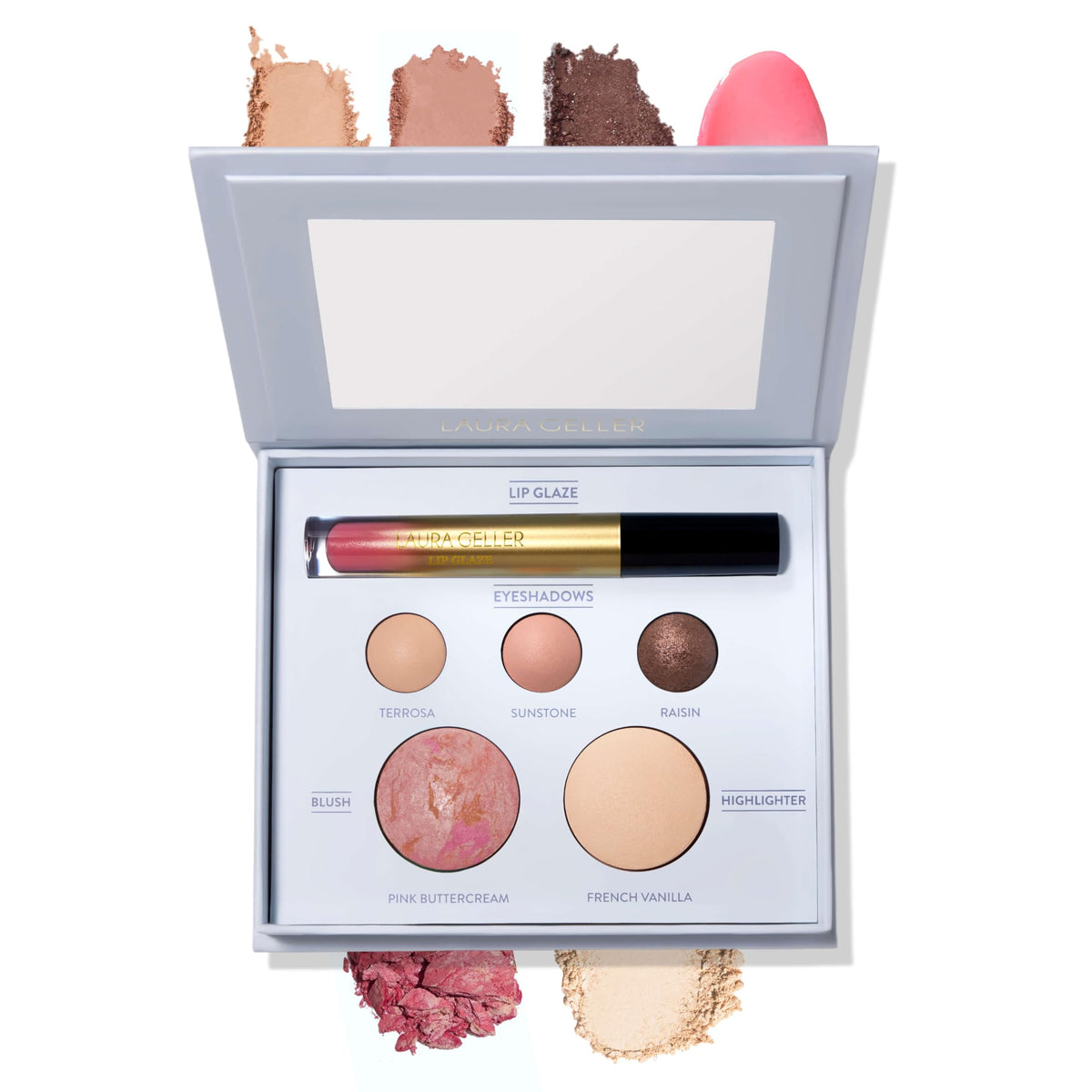 LAURA GELLER Glam on the Run Face, Eye & Lip Travel Makeup Palette