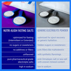 Nutri-Align Fasting Salts Electrolytes Powder | 400g Sodium Potassium Magnesium Electrolytes | Pure Unflavoured Electrolytes for Extended and Intermittent Fasting | Sugar Free & Filler Free