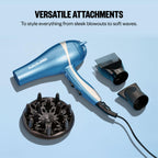 BaBylissPRO Nano Titanium 2000-Watt Blow Dryer with Concentrator Nozzle, Professional Grade Ionic Corded Styling Tool for Hair