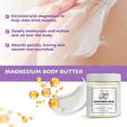 Neuropathy Cream, Magnesium Cream for Neuropathy, Nerve Relief Lotion for Feet Hand No Greasy Body Lotion with Natrural Ingredients For Soothing