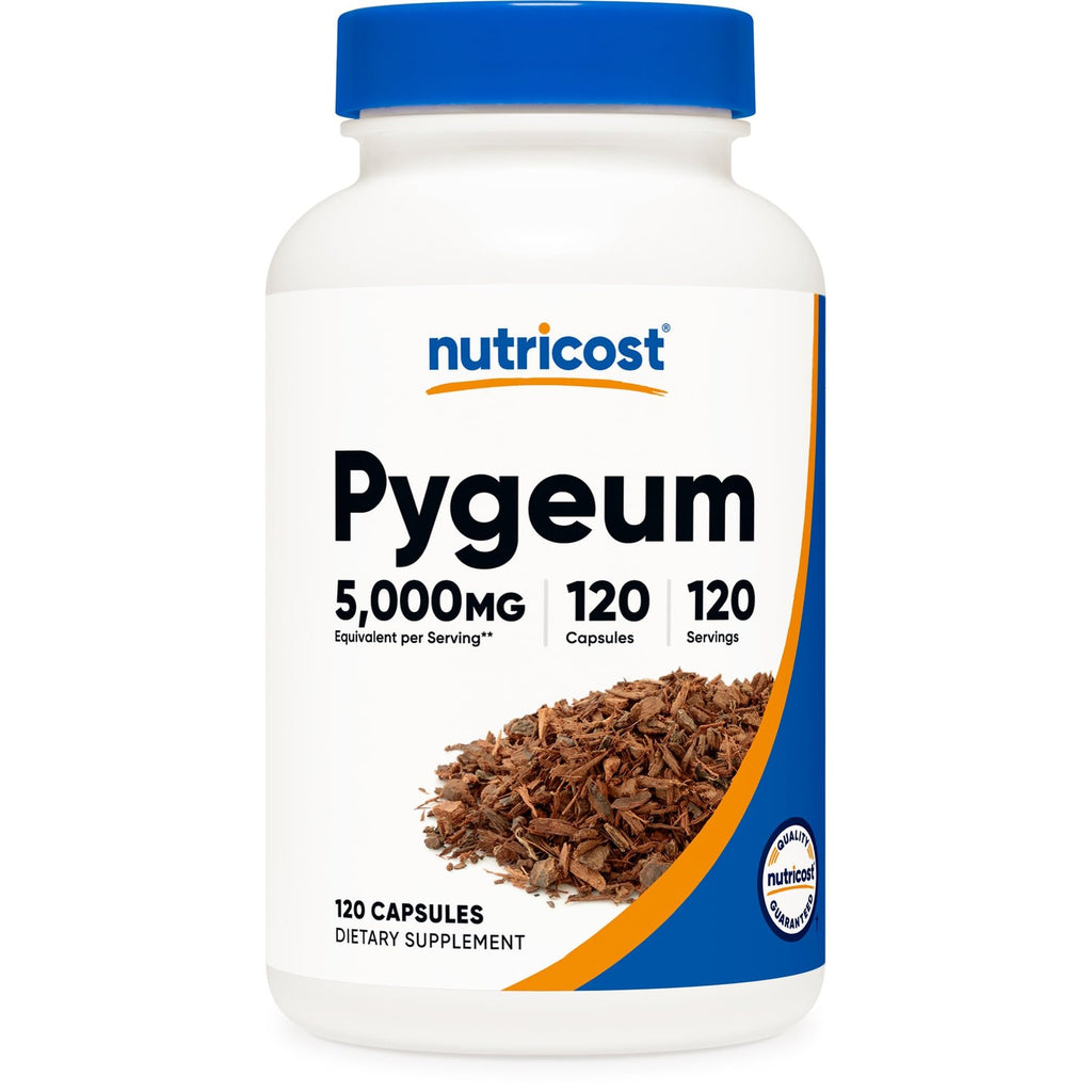 Nutricost Pygeum Extract 120 Capsules for 120 Servings Per Bottle | Vegan, GMO Free and Gluten Free