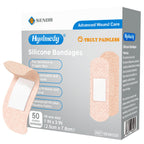 Hysimedy Silicone Bandages for Sensitive Skin 1x3 Inch Painless Removal