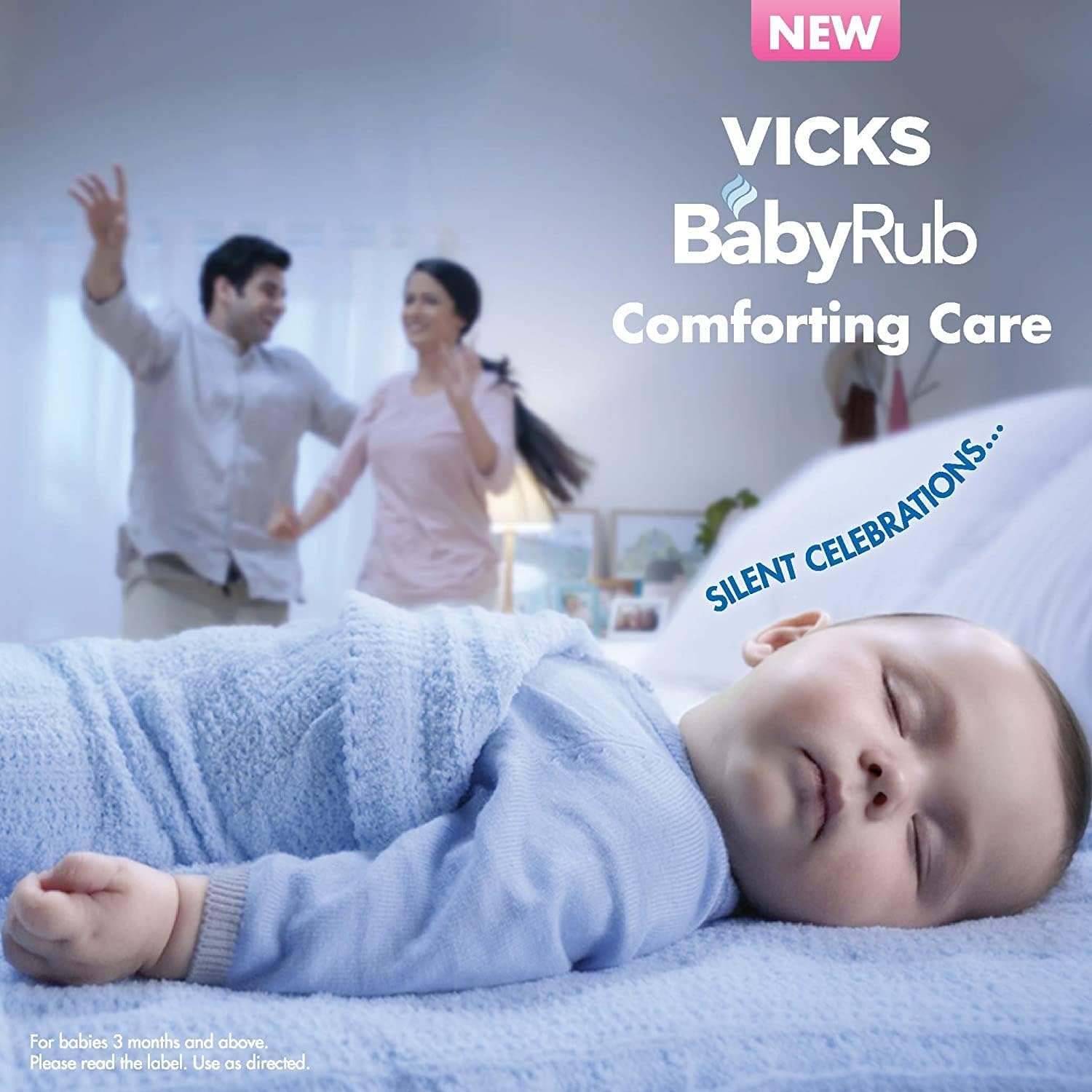 Buy now BabyRub Soothing Vapour Ointment for Babies (50 ml - 1.7 oz) + V4l Paper Napkin 125 Sheets Free at indiglob india