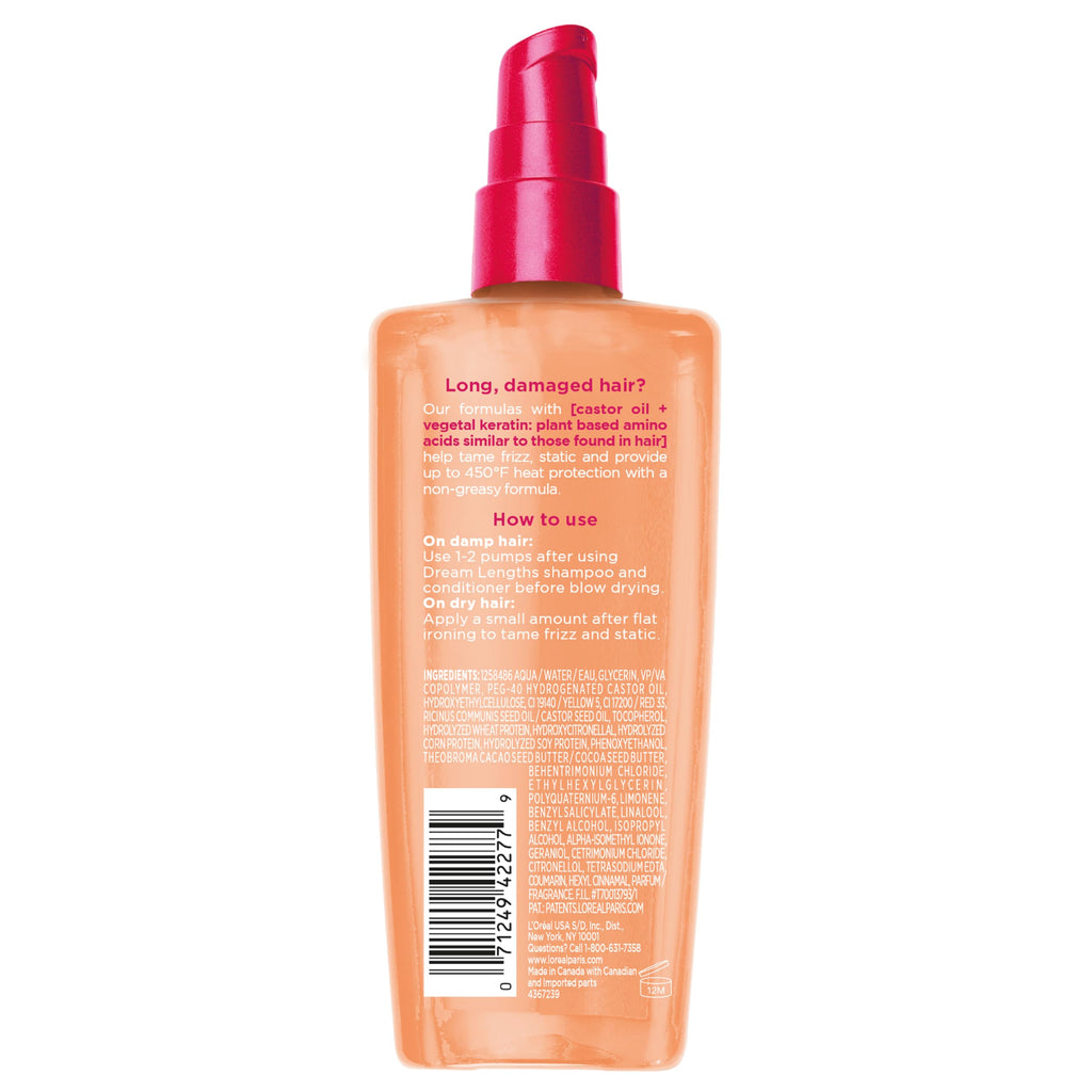 Buy now L'Oreal Paris Elvive Dream Lengths Frizz Killer Leave-In Serum, 3.4 Ounce at indiglob india