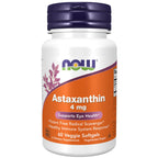 NOW Foods Supplements, Astaxanthin 4 mg, features Zanthin®, Supports Eye Health*, 60 Veg Softgels