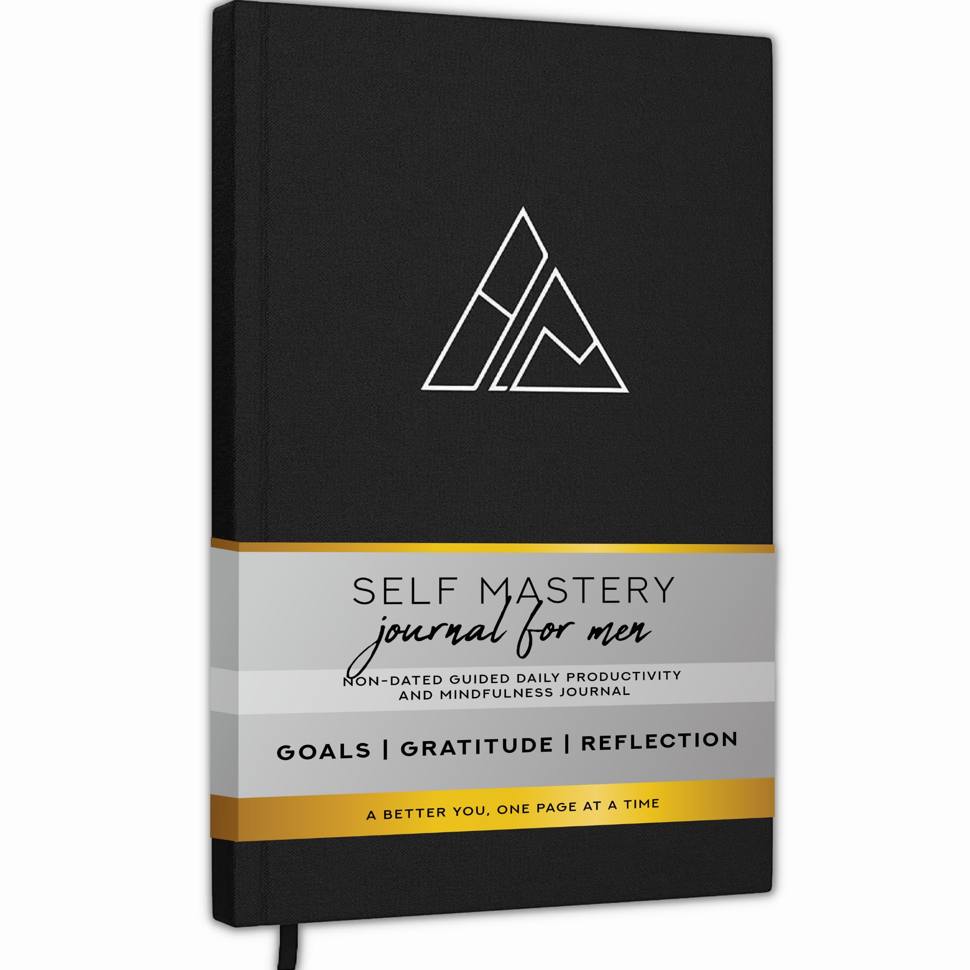Buy now Self-Mastery Journal for Men - Gratitude Journals â€“ 5 Minute Journal - Reflection Manifestation Journals for Mindfulness â€“ Self Care Journal â€“ Goal / Guided Gratitude Journal for Women & Men Self-Mastery Journal Black at indiglob india