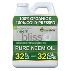 Neem Bliss (8 Fl Oz) - Pure Neem Oil Concentrate - 100% Cold Pressed Neem Oil - All-Natural Neem Oil Concentrate - Pure Neem Oil Extract - Unrefined Neem Oil for Hair - Neem Seed Oil Concentrate