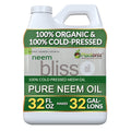 Neem Bliss (8 Fl Oz) - Pure Neem Oil Concentrate - 100% Cold Pressed Neem Oil - All-Natural Neem Oil Concentrate - Pure Neem Oil Extract - Unrefined Neem Oil for Hair - Neem Seed Oil Concentrate
