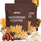 Mushroom Coffee | Enhanced Focus, Boosted Immunity, Improved Energy | 6 Adaptogenic Mushrooms: Cordyceps, Reishi, King Trumpet, Shiitake, Lion's Mane & Turkey Tail | 30 Servings