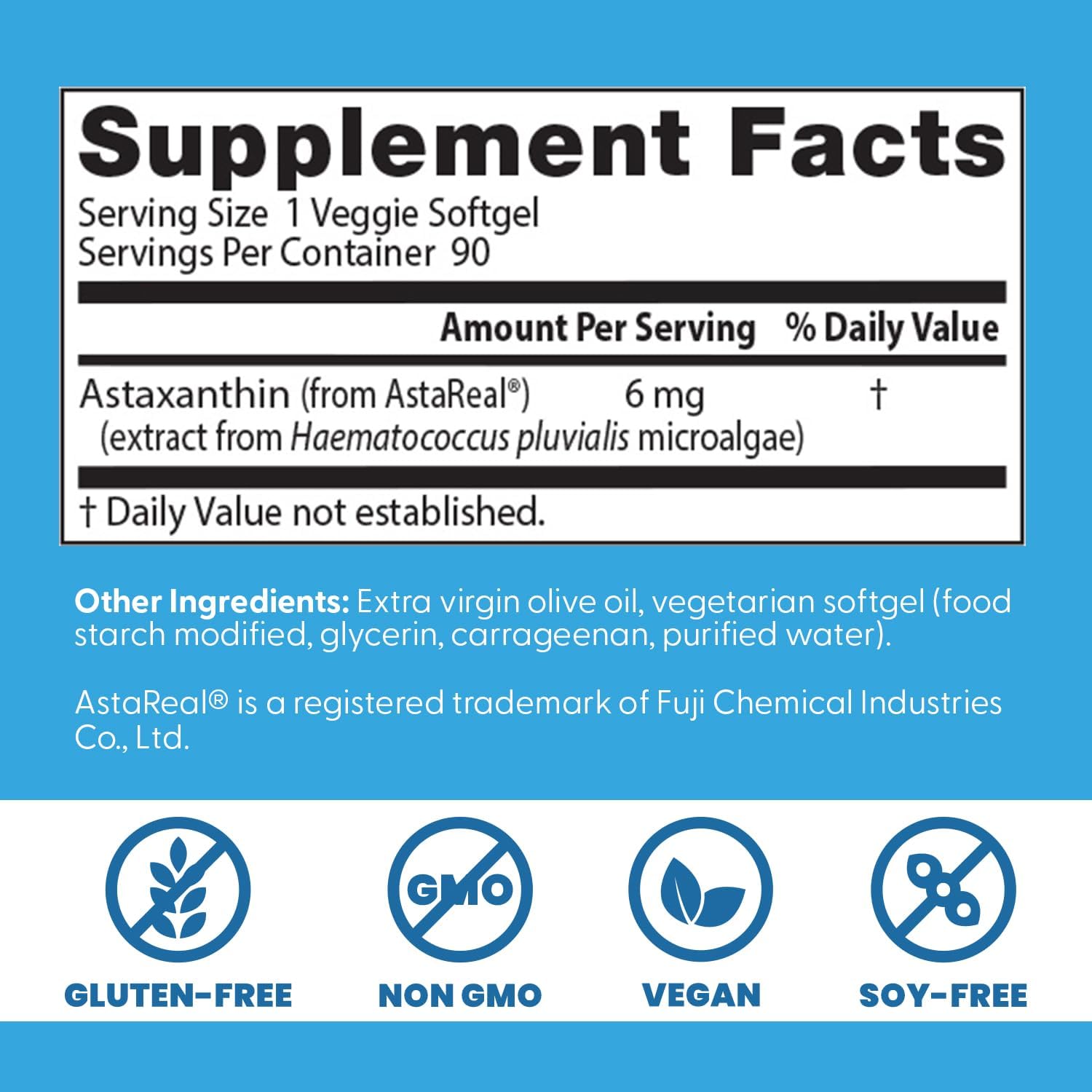 Buy now Doctors BEST Astaxanthin with AstaReal, Supports Skin Elasticity for Healthy Aging, Non-GMO, Gluten Free, Soy Free, Vegan 90 Veggie Softgels at indiglob india