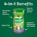 Benefiber Chewable Prebiotic Fiber Tablets, Assorted Fruit Flavors, 100 Ct | Plant-based Prebiotic Fiber, Supports Gut Health by Nourishing Good Gut Bacteria, GLP-1 Support for Digestive Health