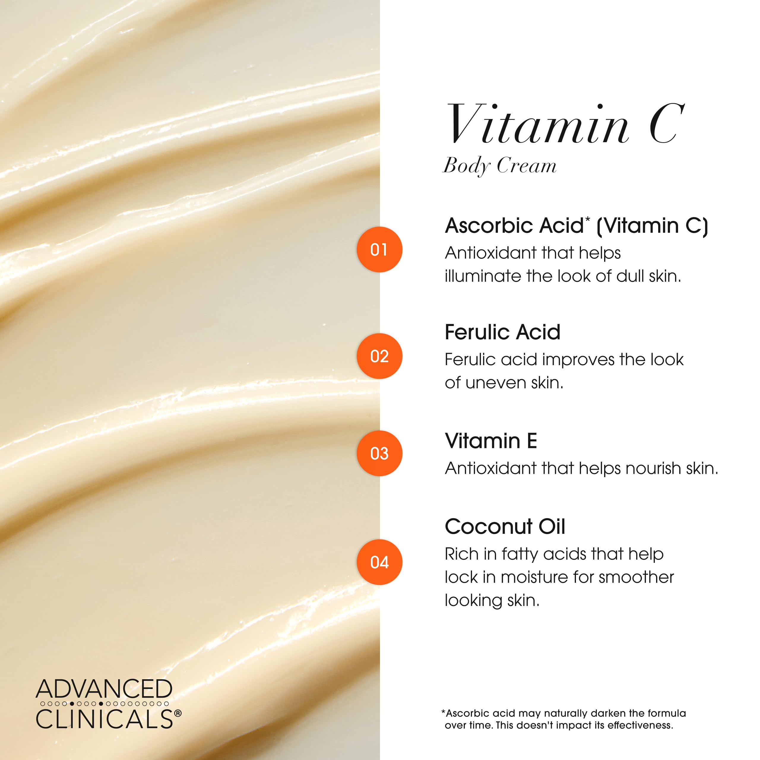 Buy now Advanced Clinicals Vitamin C Cream Visibly Brightening Body Lotion | Vitamin C Moisturizer Skin Care Body Cream For Women & Men Helps Visibly Improve Look Of Dark Spots & Uneven Skin Tone, 2-Pack at indiglob india