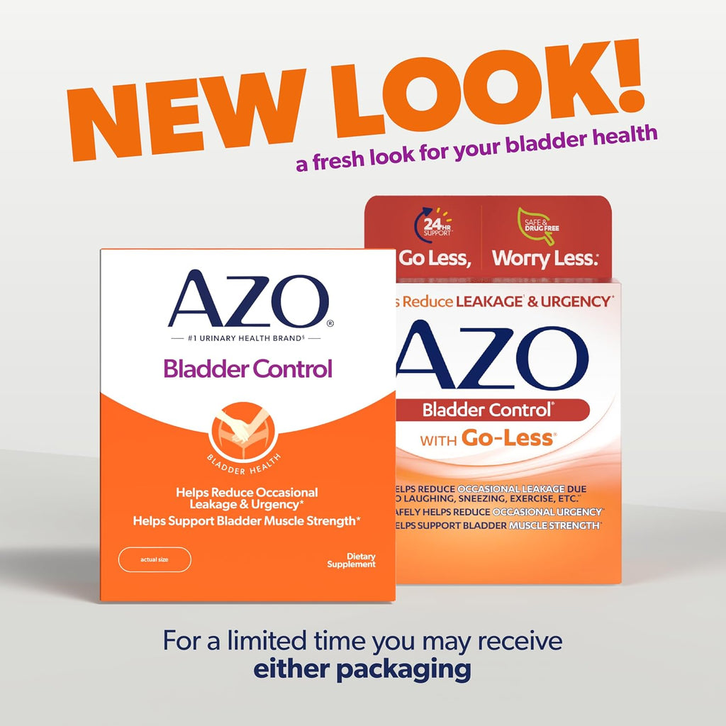 Buy now AZO Bladder Control with Go-Less Daily Supplement | Helps Reduce Occasional Urgency, leakage due to laughing, sneezing and exerciseâ€ â€ â€  | 72 Capsules at indiglob india