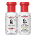 THAYERS Purify & Hydrate Skin Care Set, Rose Petal Face Toner & Milky Toner