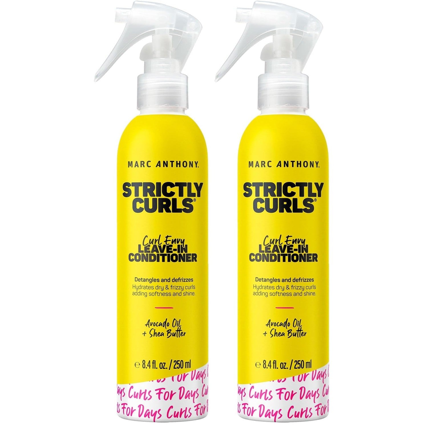 Marc Anthony Strictly Curls, Leave-In Hair Conditioner Spray for Curly Hair | Moisturizing Conditioning Hair Detangler Spray with Shea Butter - Moisturizing, Frizz Smoothing and Managability