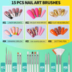 FANDAMEI Nail Art Tools, Nail Stuff, Nail Supplies, Nail Stand, Nail Brush | Nail Art Brushes, Nail Dotting Tool, Nail Stand For Press Ons, Nail Holder For Painting Nails, Nail Tools, Nail Design Tools