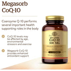 Buy now Solgar Megasorb CoQ-10 100 mg, 90 Softgels - Supports Healthy Aging - Coenzyme Q10 Supplement - Enhanced Absorption - Non-GMO, Gluten Free, Dairy Free - 90 Servings at indiglob india