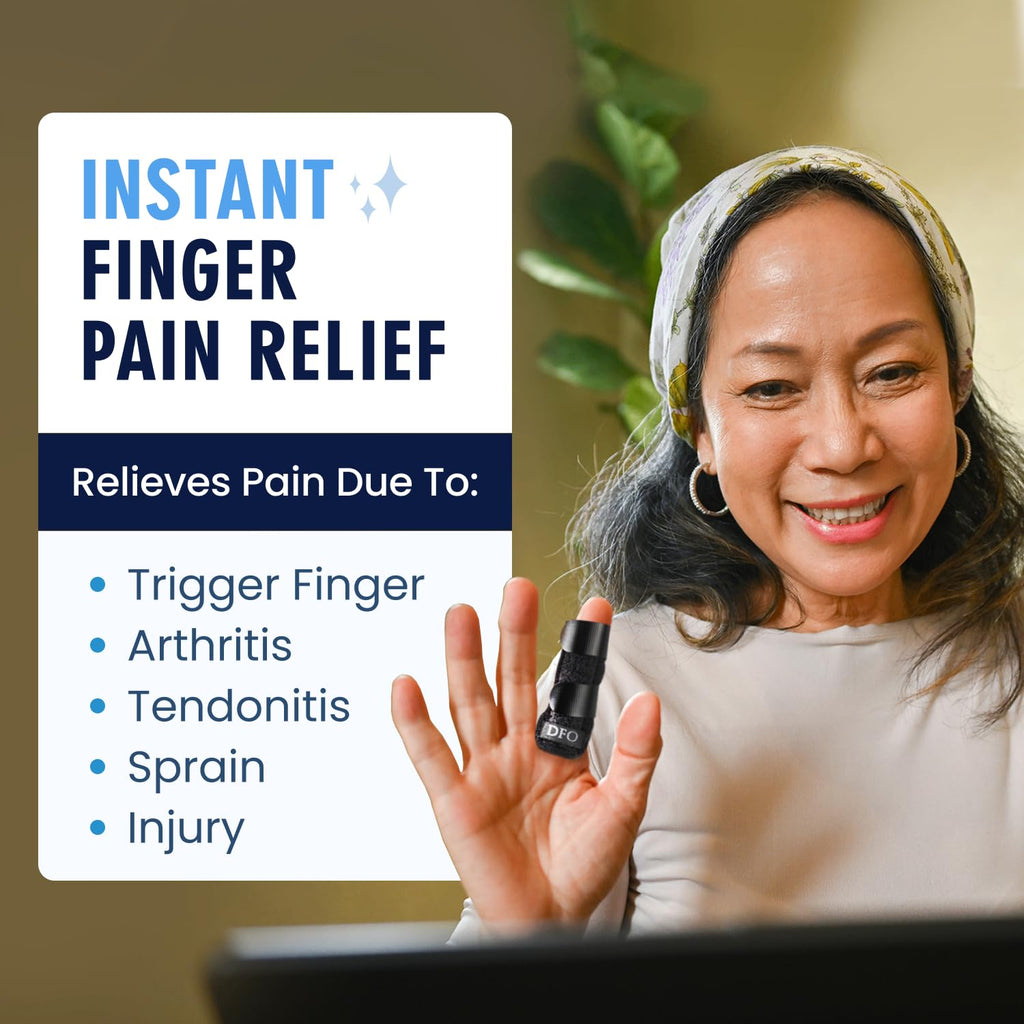 Buy now Dr. Frederick's Original Trigger Finger Splint - 2 ct - Mallet Splint & Brace for Arthritis, Injury, & Sprain - Fits Index, Middle, & Ring Fingers - Adjustable for All-Day Comfort - Doctor-Developed at indiglob india
