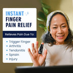 Buy now Dr. Frederick's Original Trigger Finger Splint - 2 ct - Mallet Splint & Brace for Arthritis, Injury, & Sprain - Fits Index, Middle, & Ring Fingers - Adjustable for All-Day Comfort - Doctor-Developed at indiglob india