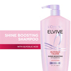L'Oreal Paris Elvive Glycolic + Gloss Shine Boosting Shampoo, Cleanses and Smooths Dull, Porous Hair Into High-Shine, Glossy Hair, 28 Fl Oz