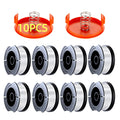 10 Pack Weed Eater String Compatible with Black+Decker, AF-100 0.065" 240ft