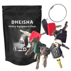 15PCS Multi Types Heavy Equipment Key Set Construction Master Equipment Set