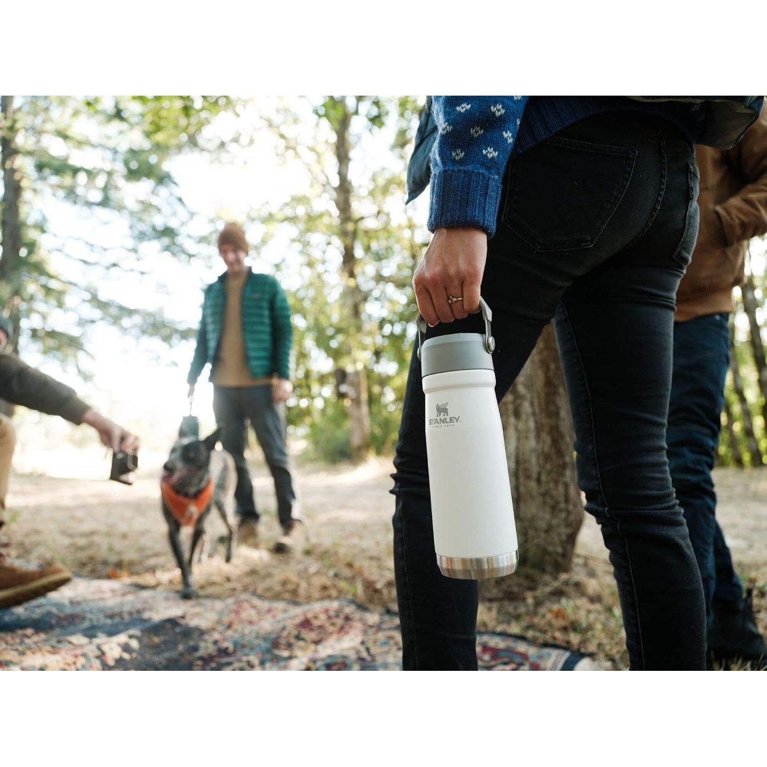 Buy now Stanley IceFlow Flip Straw Water Bottle 22 oz | Built-In Straw for Travel and Sports | Lightweight and Leak Resistant | Insulated Stainless Steel | BPA-Free | Polar at indiglob india