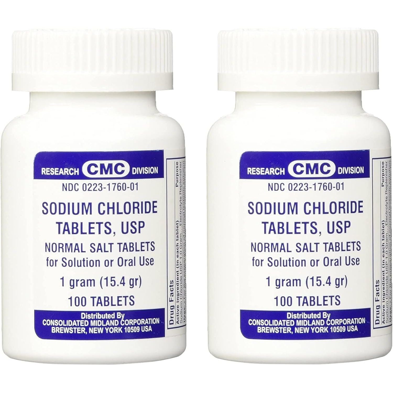Buy now Sodium Chloride Tablets 1 Gm, USP Normal Salt Tablets - 100 Tablets 200 Count (Pack of 1) at indiglob india
