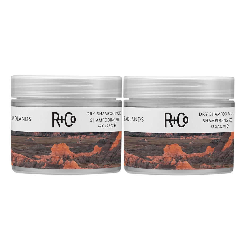 R+Co Badlands Dry Shampoo Paste, Dry Shampoo + Styling Paste | Adds Texture & Absorbs Oil with Matte Finish, Vegan + Cruelty-Free