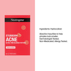 Neutrogena Stubborn Acne Patches, Ultra-Thin Pimple Patches, 24 Ct | Hydrocolloid Absorbs Impurities, Ultra-Thin, Works Overnight, Pimple Patches