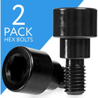 Buy now IMPRESA 2-Pack Hex Bolts for Olympic Bars/Olympic Bar Replacement Bolt at indiglob india