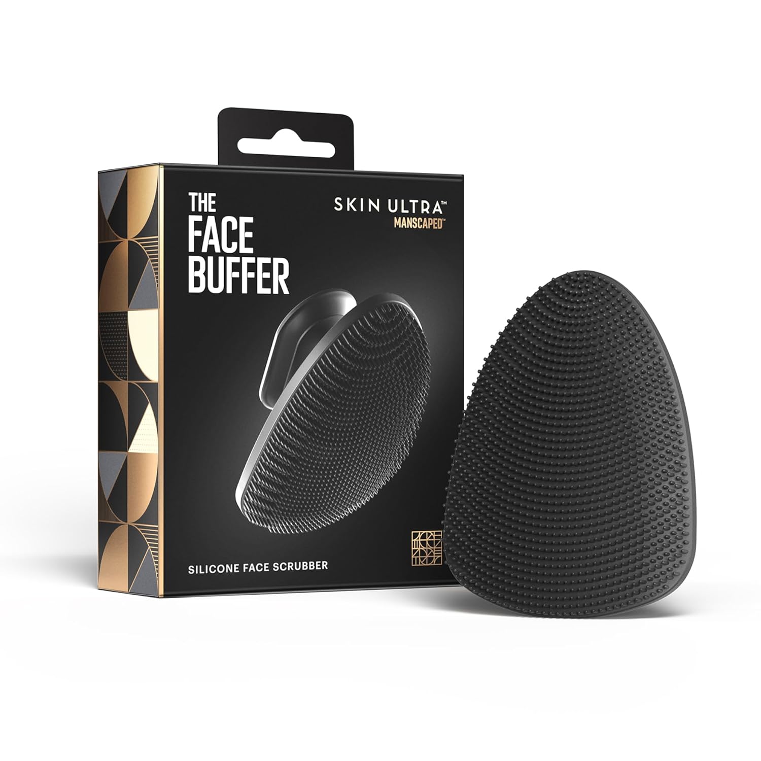 Buy now MANSCAPEDÂ® The Body Buffer Premium Silicone Scrubber for Nourishing, Cleaning & Exfoliating Your Skin - Lather Boosting Bristles with Ergonomic No-Slip Handle, Long-Lasting & Easy to Clean (1-Pack) Face Buffer at indiglob india