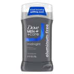 DOVE MEN + CARE Aluminum‑Free Deodorant Stick for Men, Bergamot & White Amber Mood Boosting Scent, 72h Odor Protection, 3 oz
