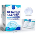 Buy now Retainer & Denture Cleaner Tablets - 4 Months Supply (120 pcs) Dental Retainers for Aligner - Mouth & Night Guards - False Teeth Whitening - Removes Odor & Plaque (120 Pcs) at indiglob india