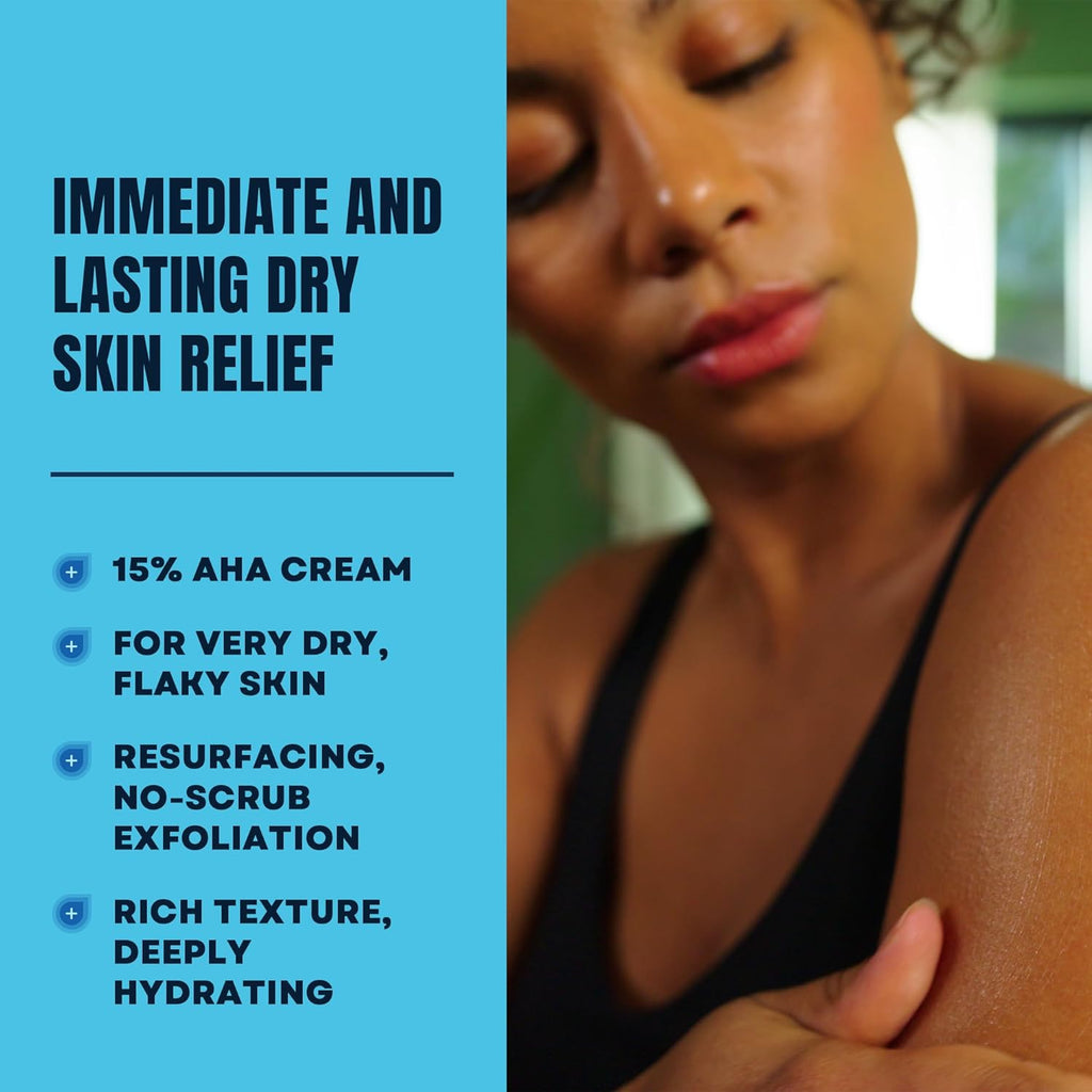 Buy now AmLactin Intensive Healing Body Cream, 12 oz Tub, 2-in-1 Exfoliator and Moisturizer for Dry Skin with 15% Lactic Acid and Ceramides for 24-Hour Moisturization at indiglob india