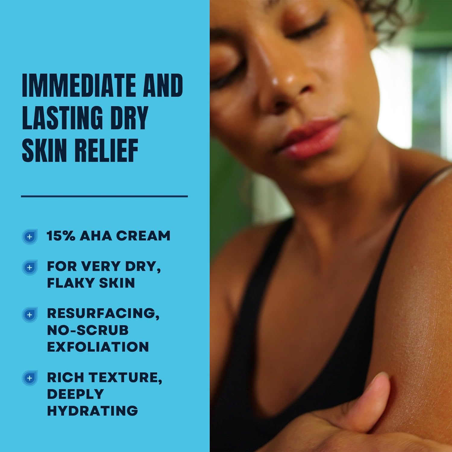 Buy now AmLactin Intensive Healing Body Cream, 12 oz Tub, 2-in-1 Exfoliator and Moisturizer for Dry Skin with 15% Lactic Acid and Ceramides for 24-Hour Moisturization at indiglob india