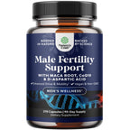 Pre Conception Male Fertility Supplement - Semen Volume Booster with CoQ10, Maca Root, Methyl Folate & D-Aspartic Acid - Mens Fertility Supplement for Sperm Motility - Conception for Him - 270 Count