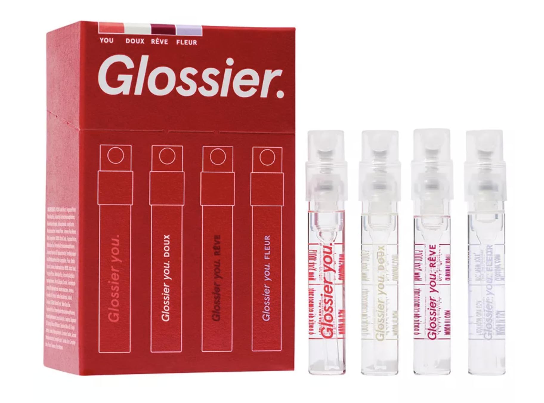 Buy now Glossier You Wardrobe Kit 1.5 ml at indiglob india