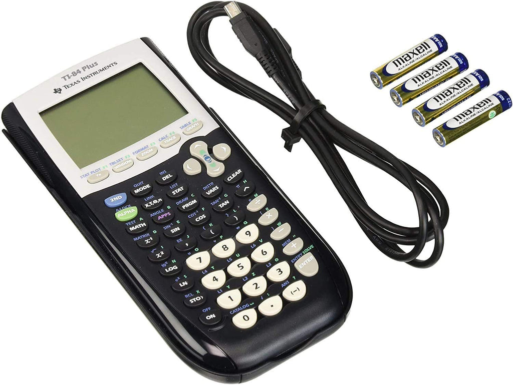 Texas Instruments TI-84 Plus Graphics Calculator, Black (Renewed)