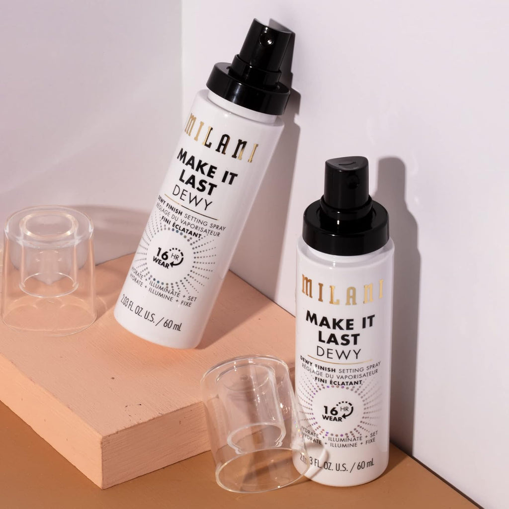 Buy now Milani Make It Dewy Setting Spray 3 in 1- Hydrate + Illuminate + Set (2.03 Fl. Oz.) Makeup Finishing Spray - Makeup Primer & Hydrating Setting Spray at indiglob india