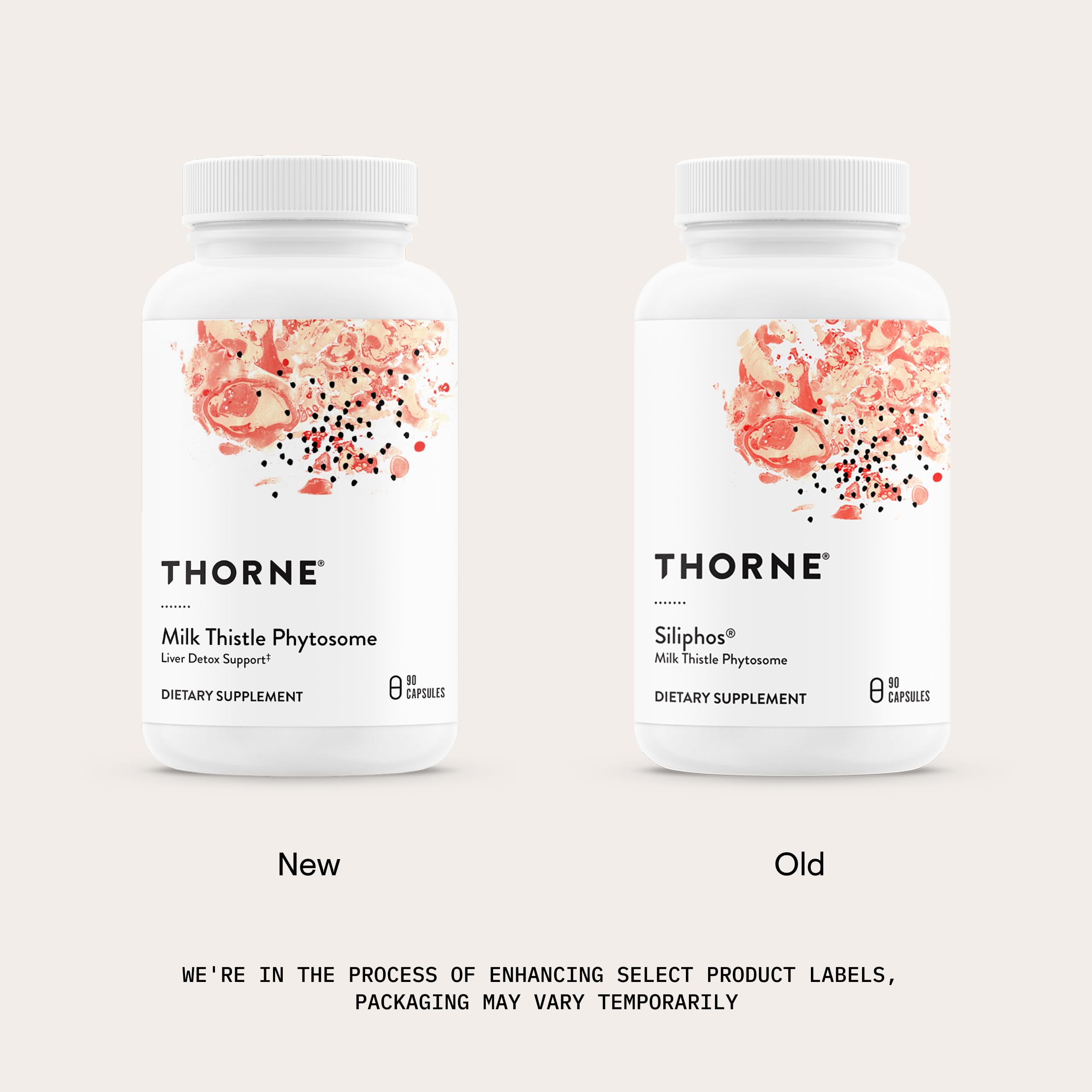 THORNE Milk Thistle Phytosome, Silybin Phospholipid Complex, 90 Capsules | Supports Liver Detoxification, Antioxidant Defense & Optimal Glutathione Levels*, Gluten-Free, NSF Contents Certified