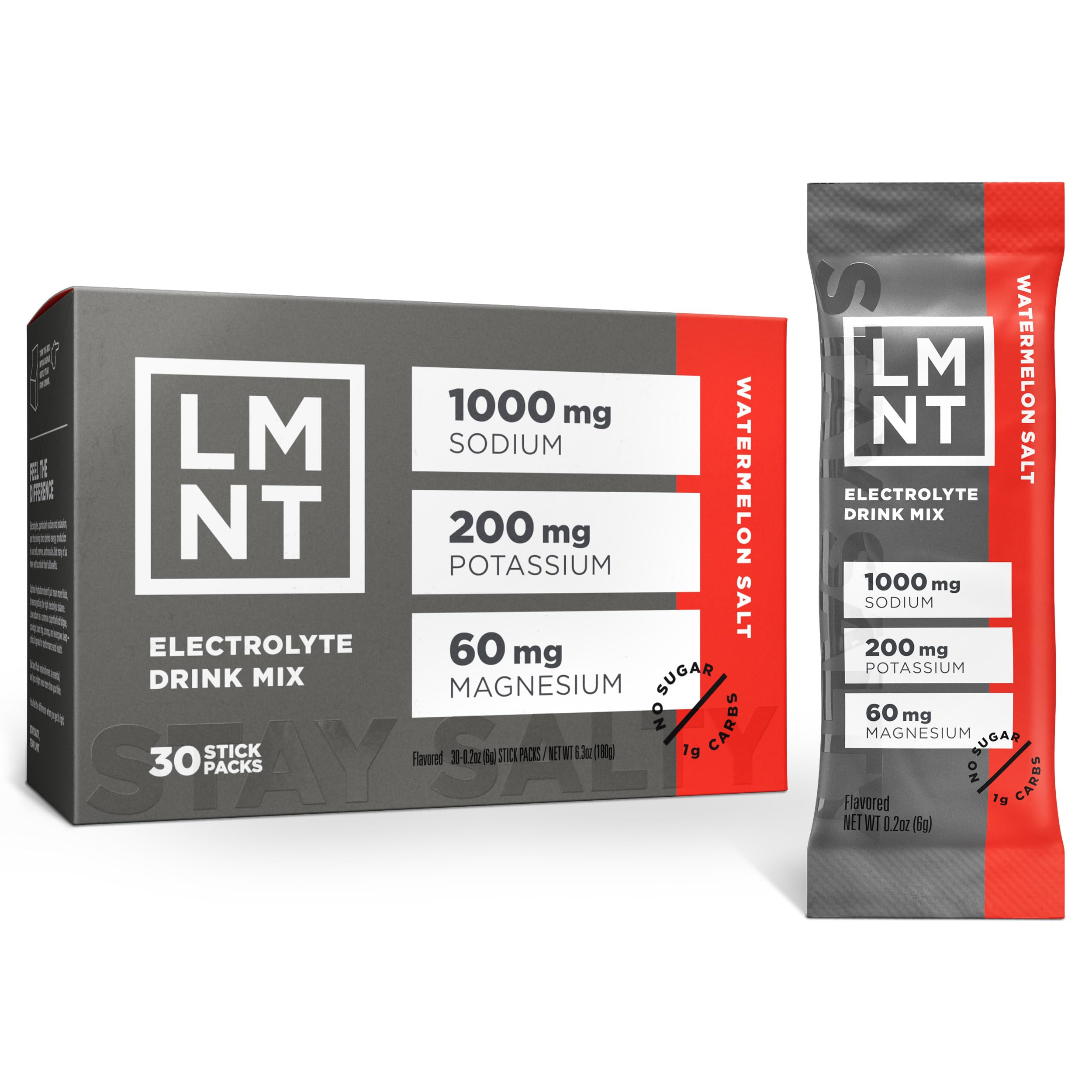 Buy now LMNT Zero Sugar Electrolytes - Variety Pack | Drink Mix | 12-Count Watermelon 30 Count at indiglob india