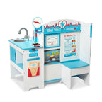 Buy now Melissa & Doug Wooden Get Well Doctor Activity Center - Waiting Room, Exam Room, Check-In Area - FSC Certified at indiglob india