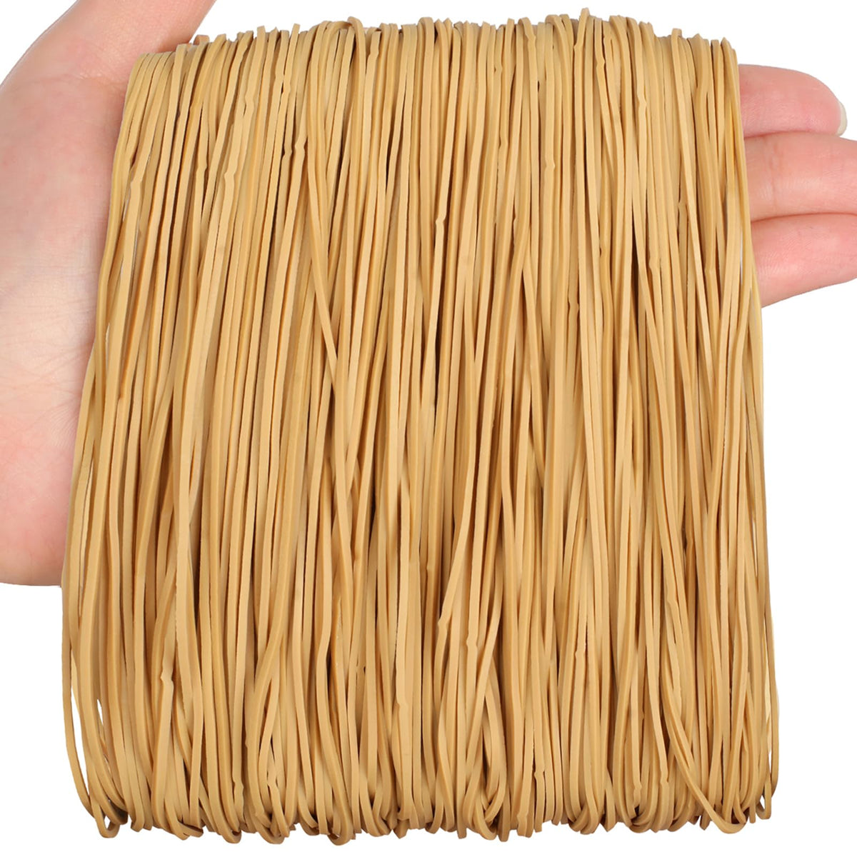 200PCS Rubber Bands, 7" *1/16" Large Rubber Bands for Office Supplies