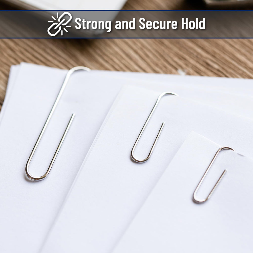 Mr. Pen- Silver Paper Clips, 450 pcs, 1", 1-1/4", 2"