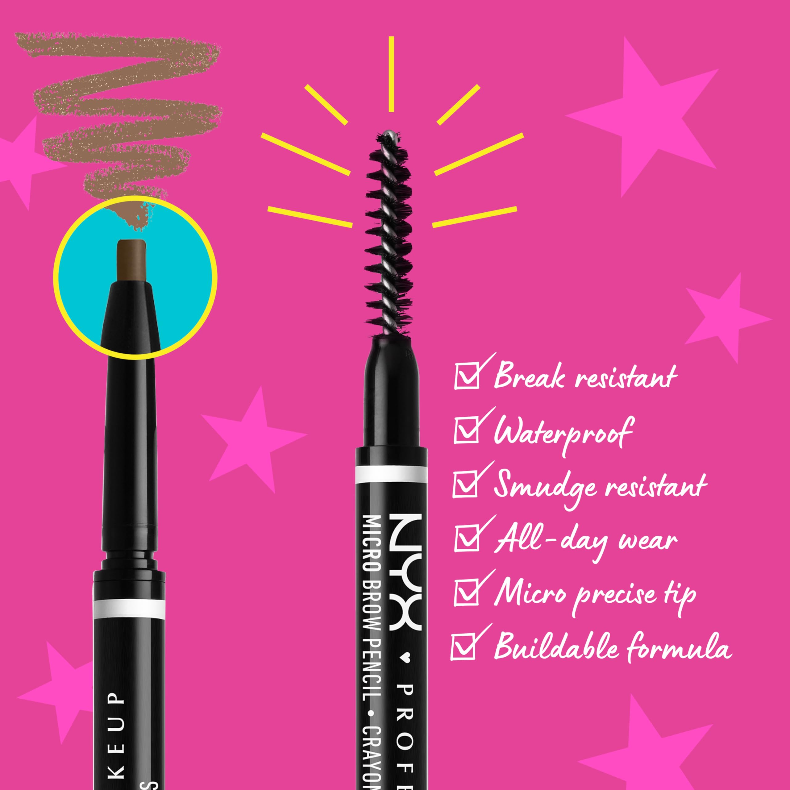 Buy now NYX PROFESSIONAL MAKEUP Micro Brow Pencil, Precise Eyebrow Pencil - Ash Blonde at indiglob india