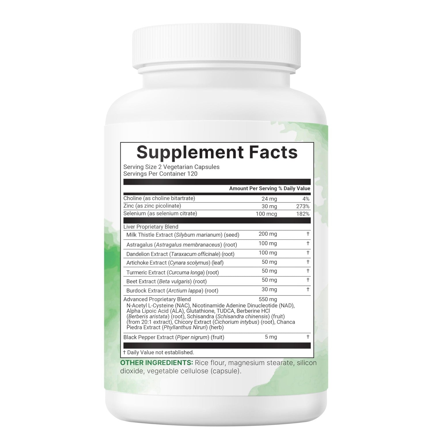 Liver Advanced+, 240 Veggie Capsules | 20-in-1 Complex with Milk Thistle, Dandelion, NAD, NAC, ALA, TUDCA, Glutathione, Artichoke, Turmeric, & Astragalus | Non-GMO, Gluten Free