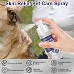 Hot Spot Wound Care Spray for Dogs, Cats, Relieves Itchy Skin, Cleans & Fast Healing Infections, Wounds & Post Surgery Incision - Safe & Gentle, Non-Irritating, Advanced HOCl Spray, 3.4 Ounces