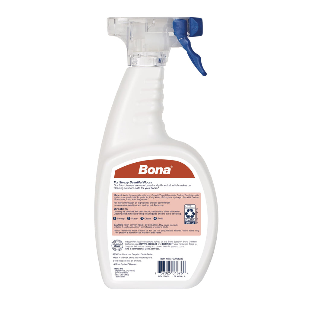 Buy now Bona Hardwood Floor Cleaner Concentrate, Cedar Wood Scent, 1 fl oz, Pack of 4 (Makes 128 fl oz) - Residue-Free Floor Cleaning Concentrate Spray Mop and Spray Bottle Refill - For Wood Floors at indiglob india