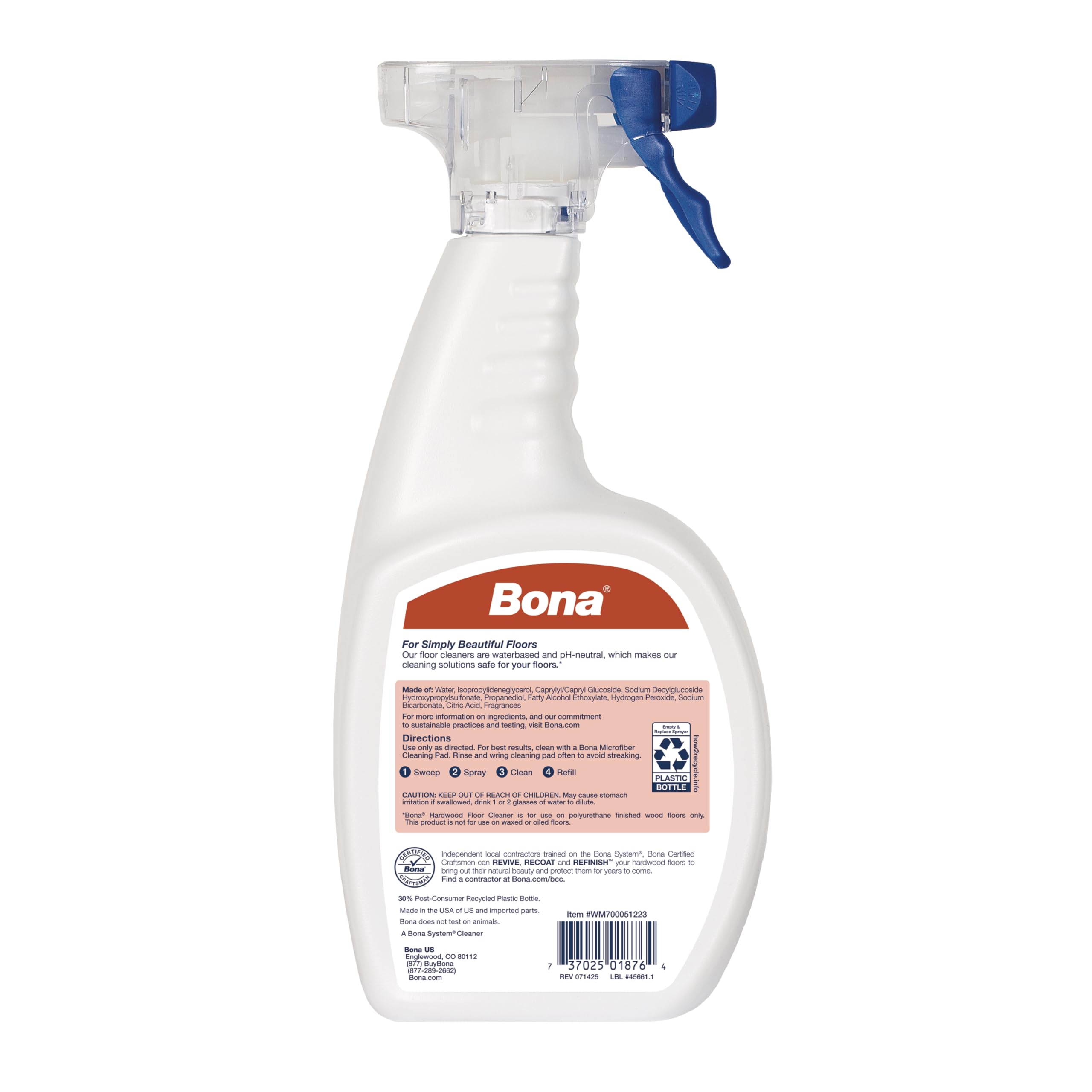 Buy now Bona Hardwood Floor Cleaner Concentrate, Cedar Wood Scent, 1 fl oz, Pack of 4 (Makes 128 fl oz) - Residue-Free Floor Cleaning Concentrate Spray Mop and Spray Bottle Refill - For Wood Floors at indiglob india